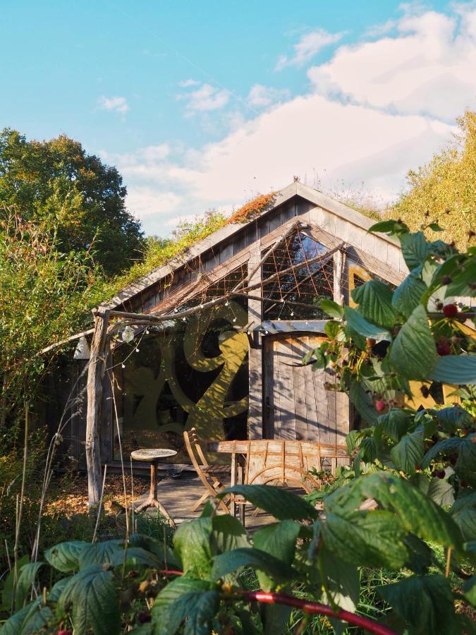 Ecolodge La Belle Verte Saint-M'herve Exterior photo